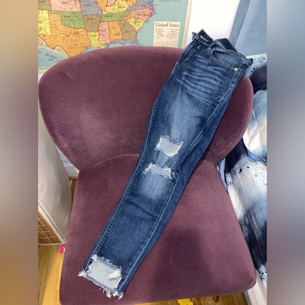 Ankle leggings mid rise 6R ￼ express jeans